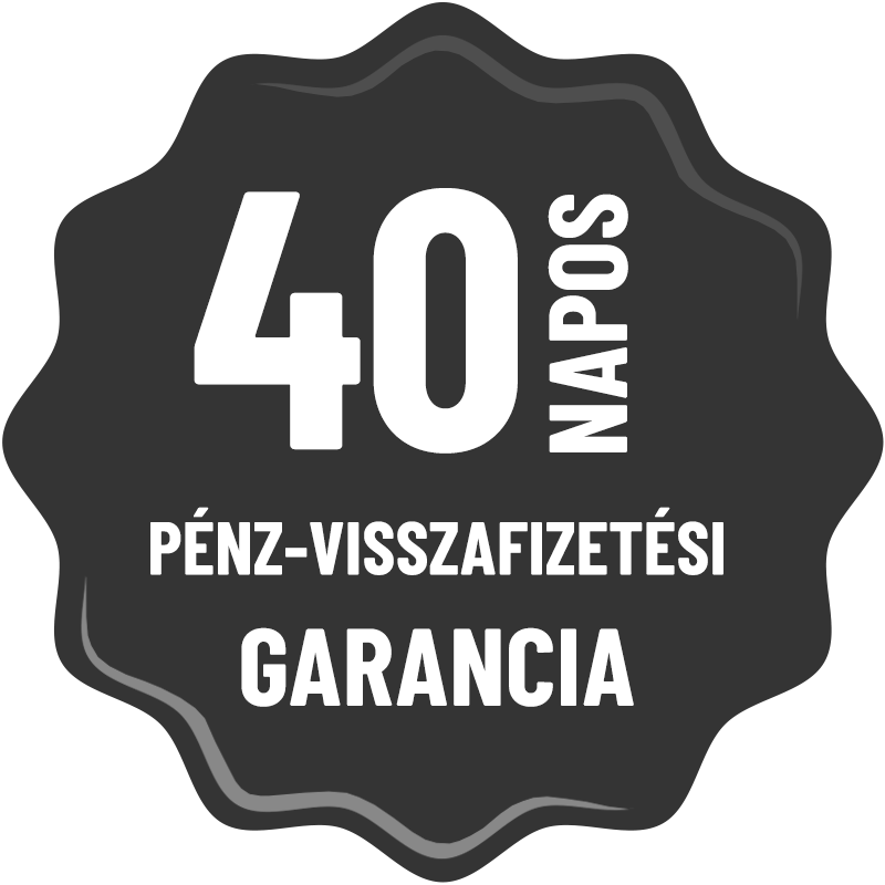 40 napos pénzvisszafizetési garancia 